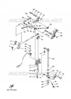 COMMANDE D'ACCELERATEUR pour Yamaha Z150P 2 Stroke, High Pressure Direct injection, Electric Starter, Remote Control, Power Trim & Tilt de 2002