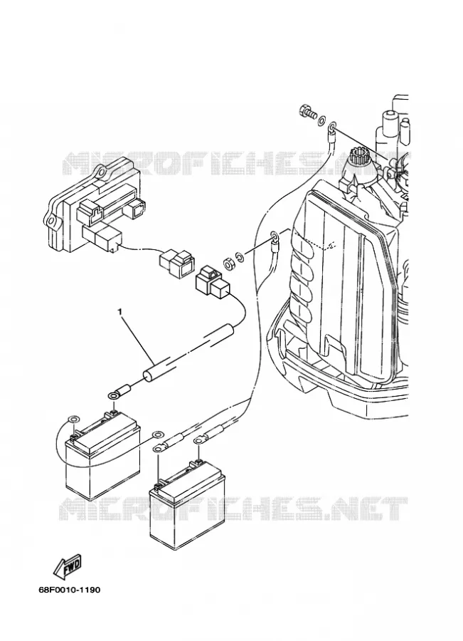 PIÈCES OPTIONNELLES 1 Yamaha OUTBOARD ENGINES 150hp (110.3kW) 2001 Z150  Z150Q