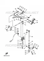 COMMANDE D'ACCELERATEUR pour Yamaha Z150Q 2 Stroke, High Pressure Direct injection, Electric Starter, Remote Control, Power Trim & Tilt de 2000