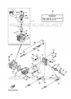 POMPE A INJECTION pour Yamaha Z175T Electric Start, Power Trim & Tilt, Remote Control, Shaft 25
