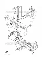 SUPPORT 2 pour Yamaha Z175T Electric Start, Power Trim & Tilt, Remote Control, Shaft 25