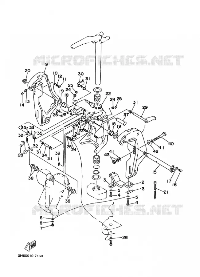 SUPPORT 1 Yamaha OUTBOARD ENGINES 200hp (147.1kW) 2006 Z200  Z200NETOL