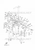 SUPPORT 1 pour Yamaha Z200P Electric Starter, Remote Control, Power Trim & Tilt, Oil injection, Shaft 20