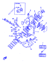 KIT DE REPARATION 1 pour Yamaha 9.9D 2 Stroke de 1989