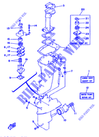 KIT DE REPARATION 2 pour Yamaha 9.9D 2 Stroke de 1988