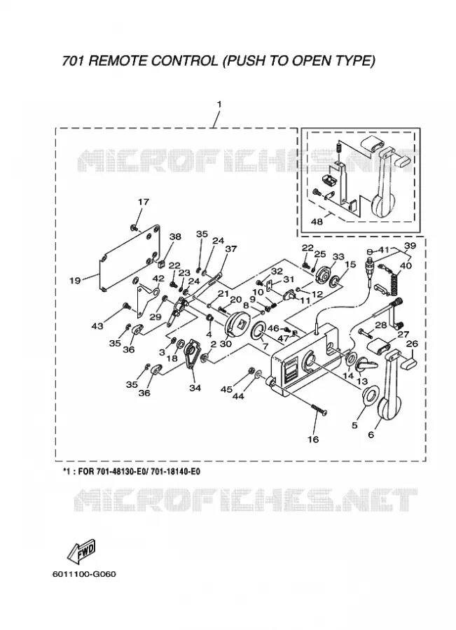 BOITIER DE COMMANDE A DISTANCE 2 Yamaha OUTBOARD ENGINES 2012 2012 RIGGING REMOCON-2012  RIGGING REMOCON-2012