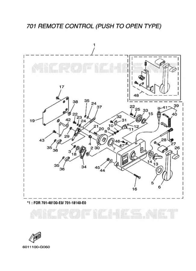 BOITIER DE COMMANDE A DISTANCE 2 Yamaha OUTBOARD ENGINES 2013 2013 RIGGING REMOCON-2013  RIGGING REMOCON-2013