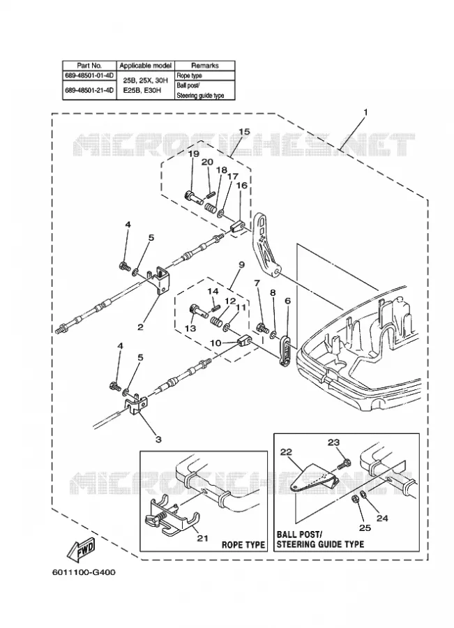 FIXATION BOITIER DE COMMANDE A DISTANCE 4 Yamaha OUTBOARD ENGINES 2013 2013 RIGGING REMOCON-2013  RIGGING REMOCON-2013