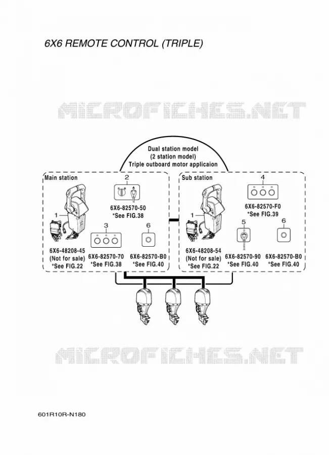 SCHEMA DE PRESENTATION 3 (TRIPLE) Yamaha OUTBOARD ENGINES 2014 2014 RIGGING REMOCON-2014  RIGGING REMOCON-2014