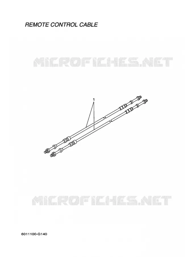 CABLES BOITIER DE COMMANDE A DISTANCE Yamaha OUTBOARD ENGINES 2016 2016 RIGGING REMOCON-2016  RIGGING REMOCON-2016