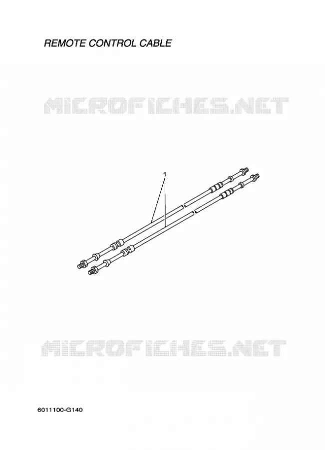 CABLES BOITIER DE COMMANDE A DISTANCE Yamaha OUTBOARD ENGINES 2017 2017 RIGGING REMOCON-2017  RIGGING REMOCON-2017