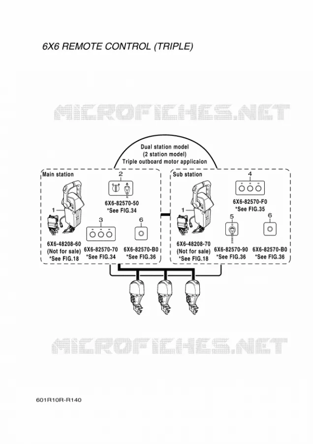 SCHEMA DE PRESENTATION 3 (TRIPLE) Yamaha OUTBOARD ENGINES 2017 2017 RIGGING REMOCON-2017  RIGGING REMOCON-2017