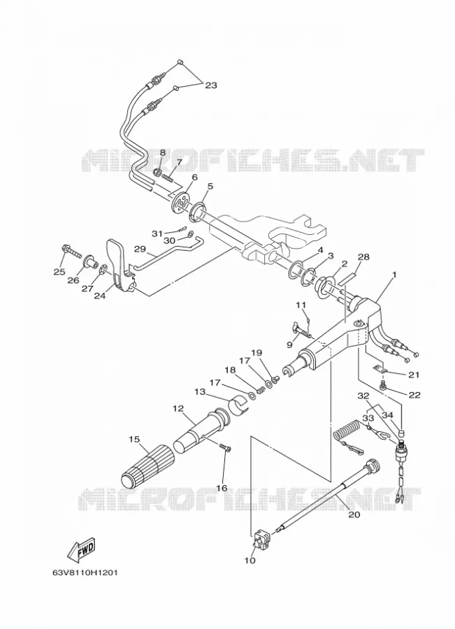 DIRECTION Yamaha OUTBOARD ENGINES 9.9hp (7.3kW) 2014 9.9  9.9FMHS