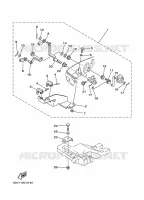 BOITIER DE COMMANDE A DISTANCE pour Yamaha 9.9F Manual Starter, Tiller Handle, Manual Tilt, Pre-Mixing, Shaft 20