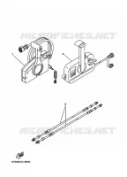 BOITIER DE COMMANDE A DISTANCE pour Yamaha 9.9F 2 Stroke, Manual Starter, Tiller Handle, Manual Tilt, Pre-Mixed Fuel and Oil de 2001