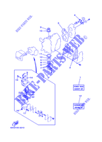 KIT DE REPARATION 1 pour Yamaha 15F Manual Starter, Tiller Handle, Manual Tilt, Shaft 20