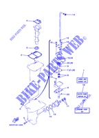 KIT DE REPARATION 2 pour Yamaha 15F Manual Starter, Tiller Handle, Manual Tilt, Shaft 20