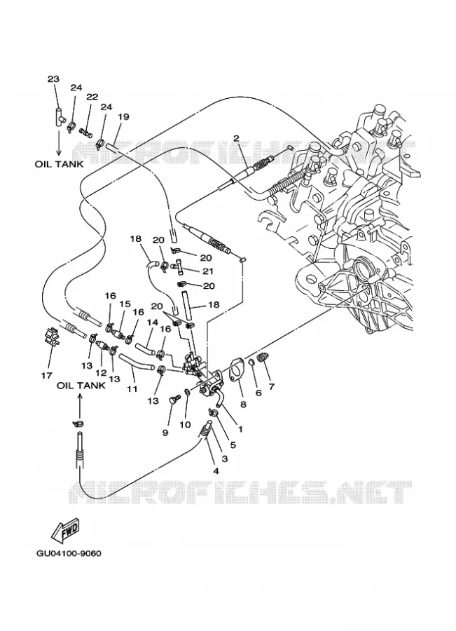 POMPE A HUILE Yamaha WAVERUNNER 800 2000 JET  GP800Y