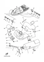ECHAPPEMENT 2 pour Yamaha GP800A-C de 2004