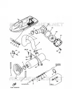 ECHAPPEMENT 2 pour Yamaha GP800W de 1998