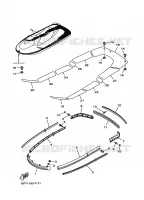 GUNWALE & MAT pour Yamaha GP800X de 1999