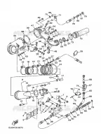 ECHAPPEMENT 1 pour Yamaha GP800X de 1999