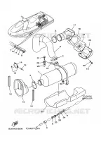 ECHAPPEMENT 2 pour Yamaha GP800X de 1999