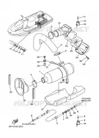 ECHAPPEMENT 2 pour Yamaha GP760 de 2001