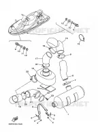 ECHAPPEMENT 2 pour Yamaha XA800 de 2001