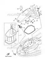 ENGINE HATCH 2 pour Yamaha XA800 de 2001