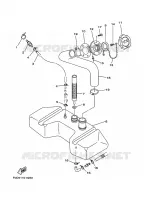 RESERVOIR D'HUILE pour Yamaha XA800 de 2001