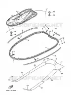 GUNWALE & MAT pour Yamaha XA800 de 2001