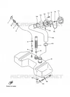 RESERVOIR D'HUILE pour Yamaha XA800 de 2001