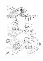 ECHAPPEMENT 3 pour Yamaha VX1050D-R de 2016