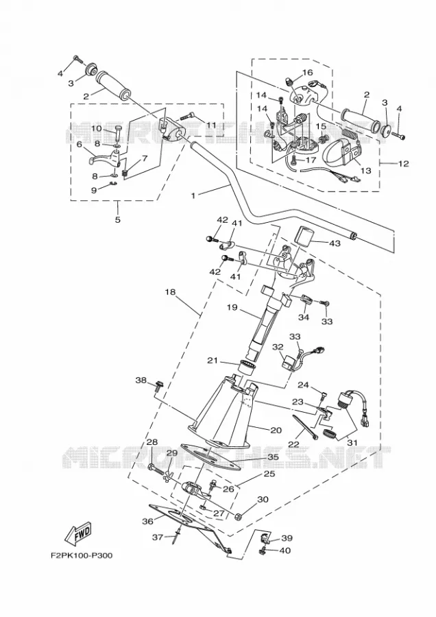 DIRECTION 1 Yamaha WAVERUNNER 1050 2016 VX1050D-R  VX1050D-R