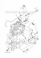ECHAPPEMENT 2 pour Yamaha VX1050B-R de 2016