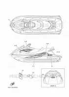 EMBLEME pour Yamaha VX1100B-M de 2013