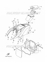 ENGINE HATCH 1 pour Yamaha VX1100B-M de 2013