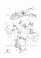 ECHAPPEMENT 3 pour Yamaha FX CRUISER HO HIGH OUTPUT de 2017