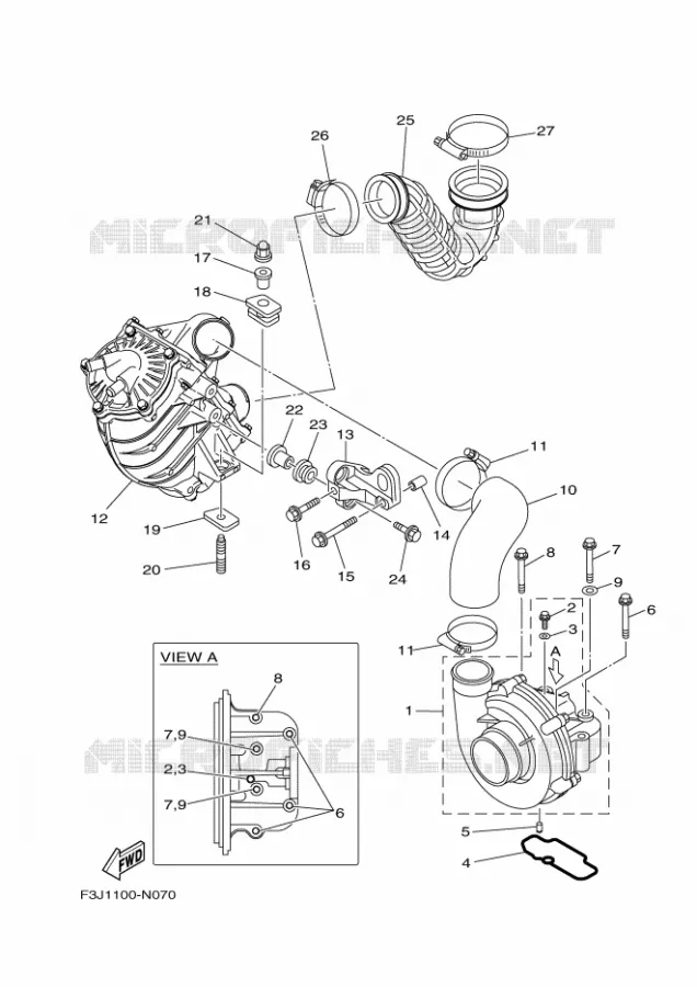 ADMISSION 2 Yamaha WAVERUNNER 1800 2016 GX1800A-R  GX1800A-R