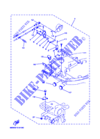 BOITIER DE COMMANDE A DISTANCE pour Yamaha F13.5A Electric Starter, Tiller Handle, Manual Tilt, Shaft 20