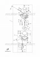CARBURATEUR pour Yamaha F15A 4-STROKE de 2007