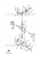 SUPPORT 2 pour Yamaha F15A 4-STROKE de 2007