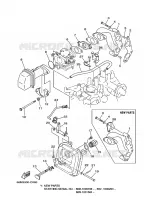 ADMISSION pour Yamaha F15A Electric Starter, Tiller Handle, Manual Tilt, Shaft 20