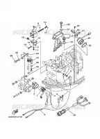PARTIE ELECTRIQUE 2 pour Yamaha F15A Electric Starter, Remote Control, Power Tilt, Shaft 20
