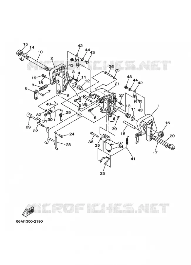 ARAIGNEE Yamaha OUTBOARD ENGINES 15hp (11.0kW) 2002 F15  F15A