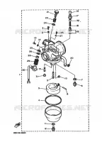 CARBURATEUR pour Yamaha SNOSCOOT de 1989