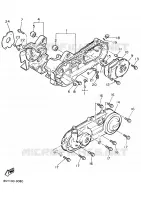 CARTER MOTEUR pour Yamaha SNOSCOOT de 1989