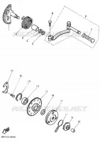 DEMARREUR KICK pour Yamaha SNOSCOOT de 1989