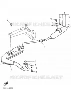 ECHAPPEMENT pour Yamaha SNOSCOOT de 1989